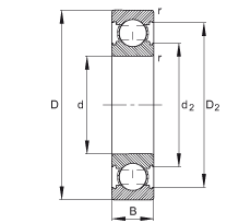 S 6004-C, ă(ni)Y(ji)(gu)C (j) DIN 625-1 ˜ʵҪߴ