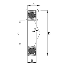 SS HCB71909-E-2RSD-T-P4S, {(dio)(ji)ɌԪb|  = 25㣬մɂ(c)ܷǽ|ƹ