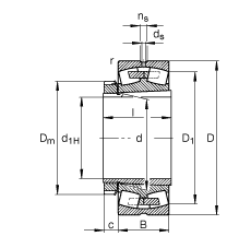 {(dio)ĝLS 22252-B-K-MB + H3152X, (j) DIN 635-2 (bio)(zhn)Ҫߴ, F׺;o