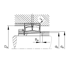 {ĝLS 22314-E1-K-T41A + H2314,  DIN 635-2 ˜ʵҪߴ, F׺;o